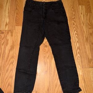 Black Denim Jeans High Rise
